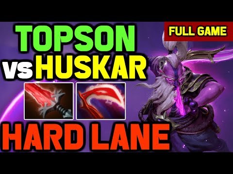 TOPSON Tries NEW LANING STRAT when faced with Mid HUSKAR
