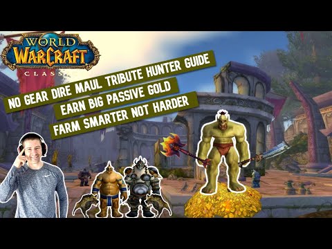 No Gear, No Problem! Dire Maul Tribute Made Easy - WoW Classic Hunter guide #worldofwarcraft