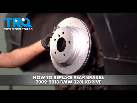 How to Replace Rear Brakes 2009-2013 BMW 328i xDrive