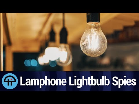 Lamphone: Eavesdrop on a Hanging Lightbulb