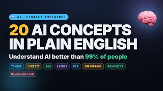 20 AI Concepts That Make You Smarter Than 99% of People