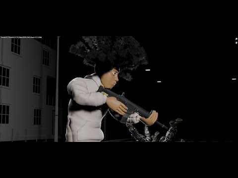 Moe Dutches - Shhh Freestyle (3D Animated music video)