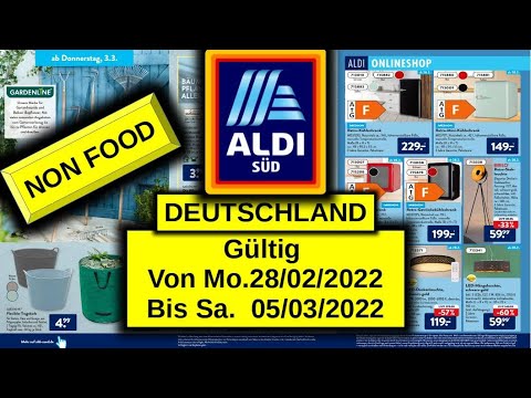 NON FOOD Aldi Süd Von Mo.,28.02.2022 Bis Sa., 05.03.2022 LIDL / ALDI /KAUFLAND- NEUE PRODUKTE
