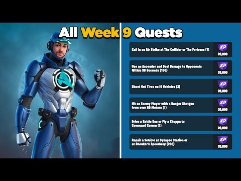 Fortnite All Week 9 Season Quests Guide - Chapter 3 Season 2