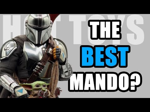 The BEST Mandalorian FIGURE / TOY?! | Hot Toys Star Wars 1/6 Scale Unboxing & Review