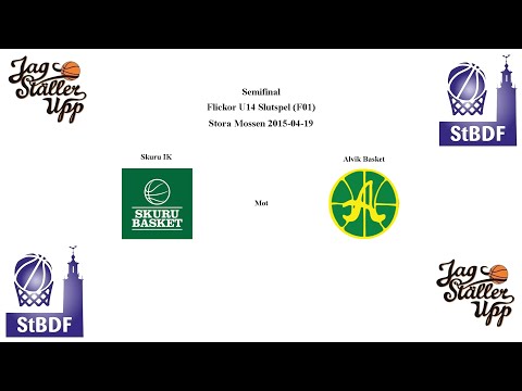Skuru Basket (F01) mot Alvik Basket - Semifinal SBC - 2015-04-19