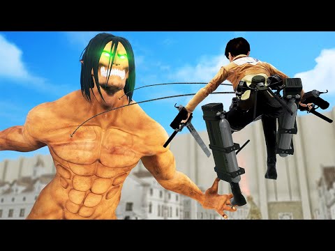 Slaying TITANS in Swammys AOT Fan Game - Attack on Titan Multiplayer