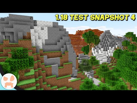 CALCITE MOUNTAINS, Fjord Rivers, Cave Changes, + More! | Minecraft 1.18 Experimental Snapshot 4