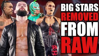 Finn Balor & More Big Stars Sadly REMOVED From Raw! Sasha Banks DONE Wrestling! WWE Wrestling News