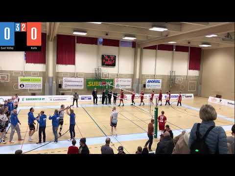 EastVolley - Karhulan Veikot 3-2(23-25, 19-25, 25-22, 25-18, 15-10)