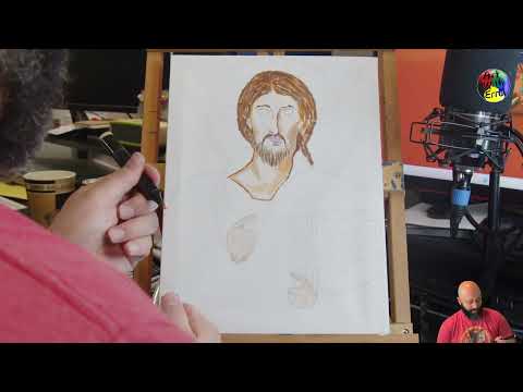 Adding Color Jesus on Canvas - Part 2 | ArtwithErrol