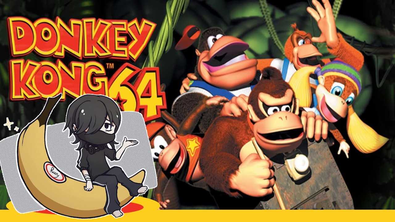 【DK64(SW版)】-最終回- 64実機でやってたらセーブデータ消えたドンキーやり直すぞ！