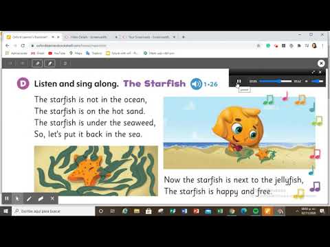 G1U4. Song "The starfish"
