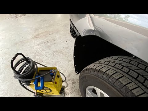 Suburban Dent Repair with The Maxi Dent Pulling Station