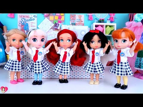 THE JUNIORS WITH NEW SCHOOL UNIFORMS | Luna's Toys