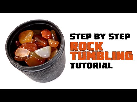 How to Polish Rocks with a Rotary Tumbler and Plastic...