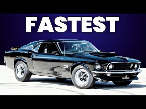12 FASTEST American Muscle Cars Ever Made