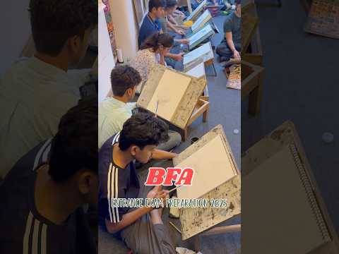 Bfa entrance exam preparation | batch2025| #bfa #fineart #entranceexam