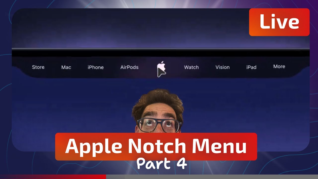 Creating Apple Notch Menu Part 4 — Animate Menu items