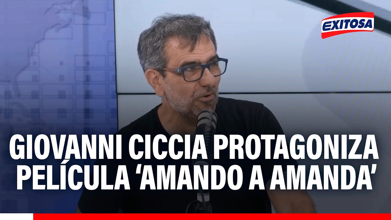 🔴🔵Giovanni Ciccia presenta ‘Amando a Amanda’, película que protagoniza junto a Gianella Neyra