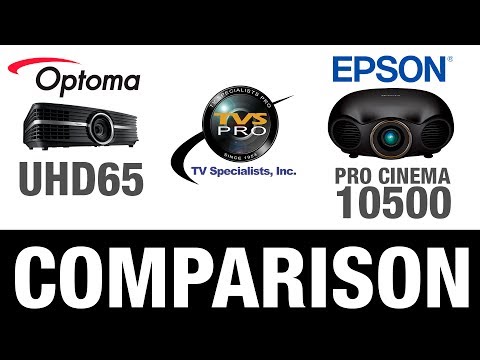 Epson Pro Cinema LS10500 vs Optoma UHD65 4K