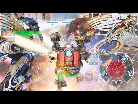 A great clash between crazy strong Champion League teams in Powerplant — War Robots