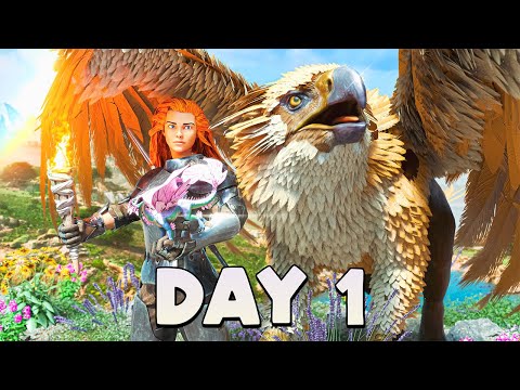 How A SOLO Dominates The Ragnarok Map On ARK Day 1!
