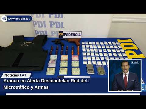 Arauco en Alerta: Desmantelan Red de Microtráfico y Armas