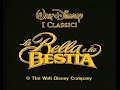 La Bella E La Bestia 1991 Annuncio Della VHS Italiana Del 1993