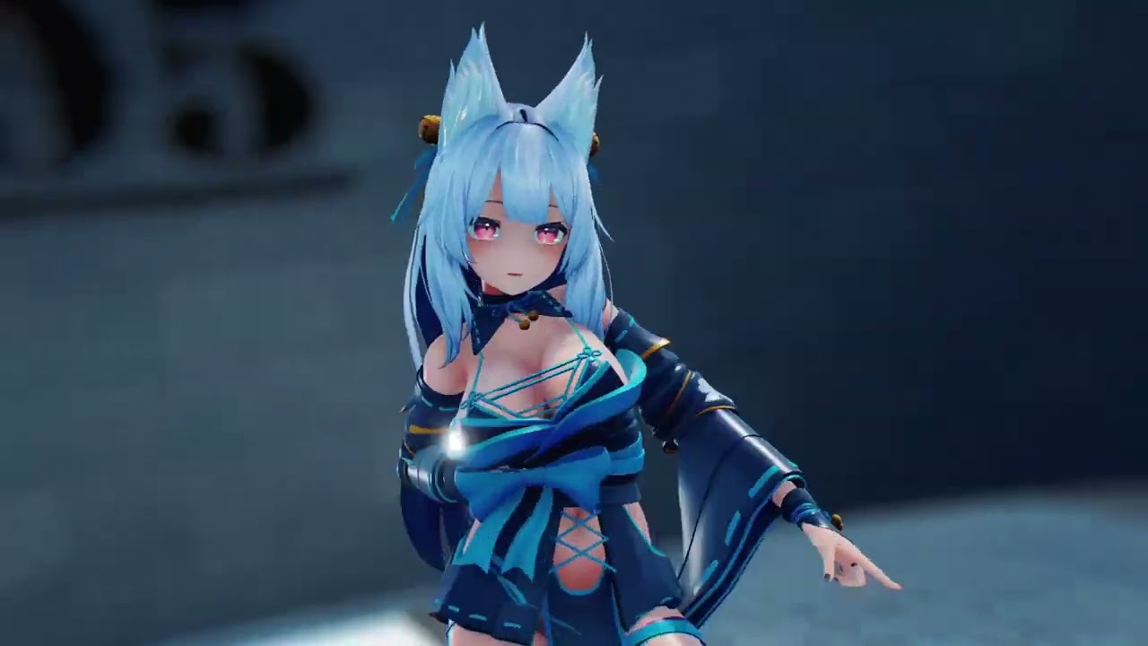 【MMD】 「'위아래' (UP&DOWN)」 【「桔梗」 振り巫女服】