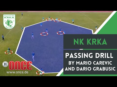 NK Krka - passing drill #2 by Mario Carevic and Dario Grabusic