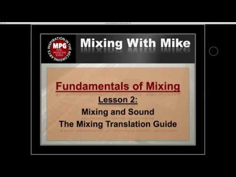 Fundamentals of Mixing Lesson 2: The Mixing Translation Guide