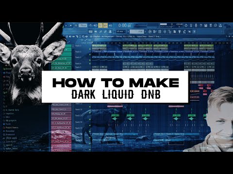 HOW TO MAKE Dark liquid drum and bass like GLXY and Netsky | FL studio tutorial