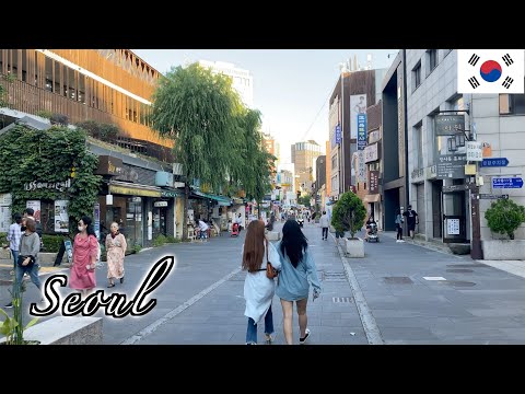 🇰🇷Seoul Summer Walk - Insa-dong District -【4K 60fps】
