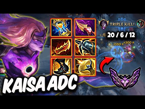 OTP Kaisa vs Ezreal ADC ( TripleKill ) Korea Master 569 LP  | Patch 25.24