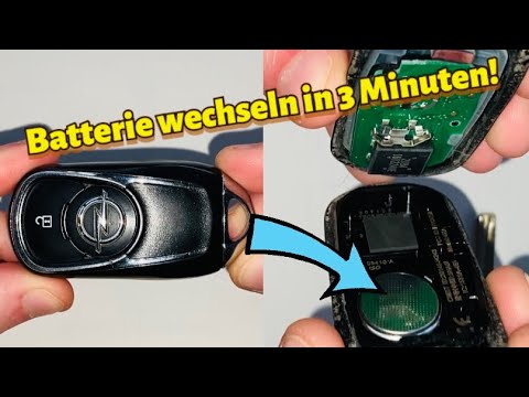Opel car key battery replacement Insignia 2018 - Opel Insignia battery replacement remote key