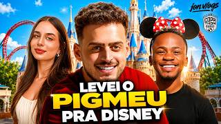 JON LEVOU O PIGMEU NA DISNEY PELA PRIMEIRA VEZ