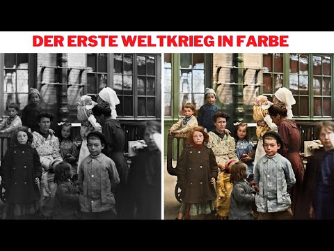 Der Erste Weltkrieg in Farbe - Erstaunliche, kolorierte Aufnahmen von 1914 - 1918