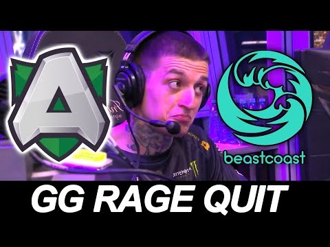 ALLIANCE vs Beastcoast — GG Rage Quit on TI10