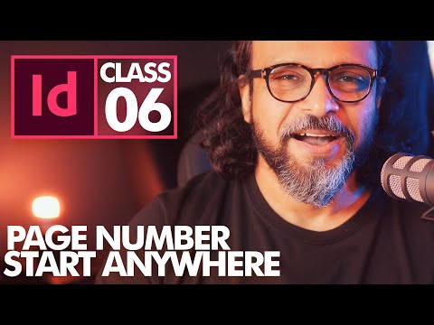 Start Page Numbers from any Page in InDesign اردو हिंदी Eng Sub