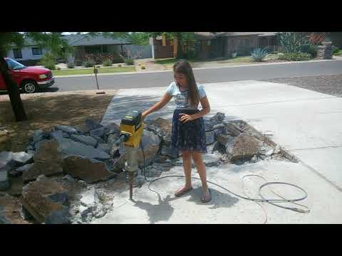 A l y c e a on the jackhammer my big strong girl