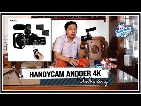 Handy Cam 4K Murah !! - Andoer AC3 4K || Unboxing