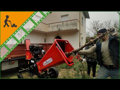 Biotrituratore a scoppio professionale GeoTech PCS 160LE PRO: come funziona il prodotto