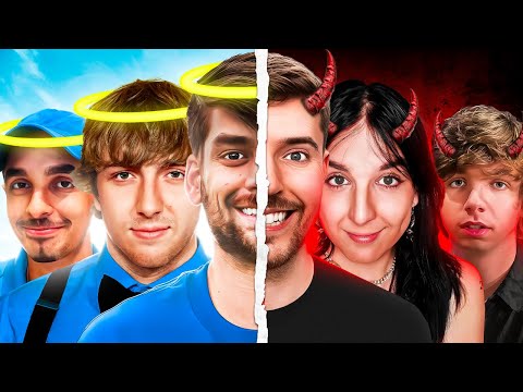 Most Loved vs Most Hated Mr Beast Members