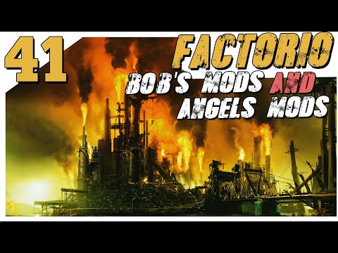 Factorio 0.18 Bob and Angel #41 Могильники под руды