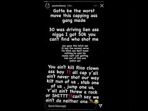 EBG JIZZLE dissed Big 30 & Pooh Shiesty on unreleased music