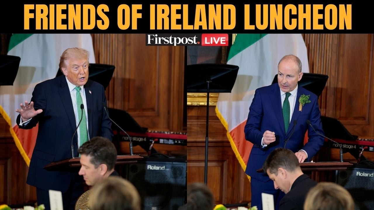 Live: U.S. Speaker Mike Johnson Hosts President Trump and Taoiseach Micheál Martin