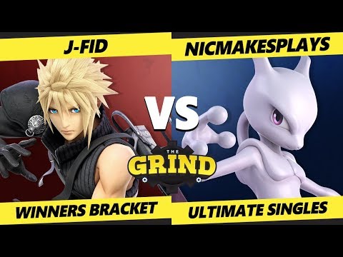 The Grind 116 Winners Round 2 - J-Fid (Cloud) Vs. NicMakesPlays (Pikachu, Mewtwo) Smash Ultimate - S