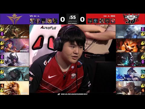 V5 vs JDG | W9D7 - Match 1 Game 1 | LPL Summer Split 2020 – S10 | Victory Five vs JD Gaming