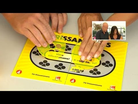 Mattias och Ulrika skrapar Triss - Nyhetsmorgon (TV4)